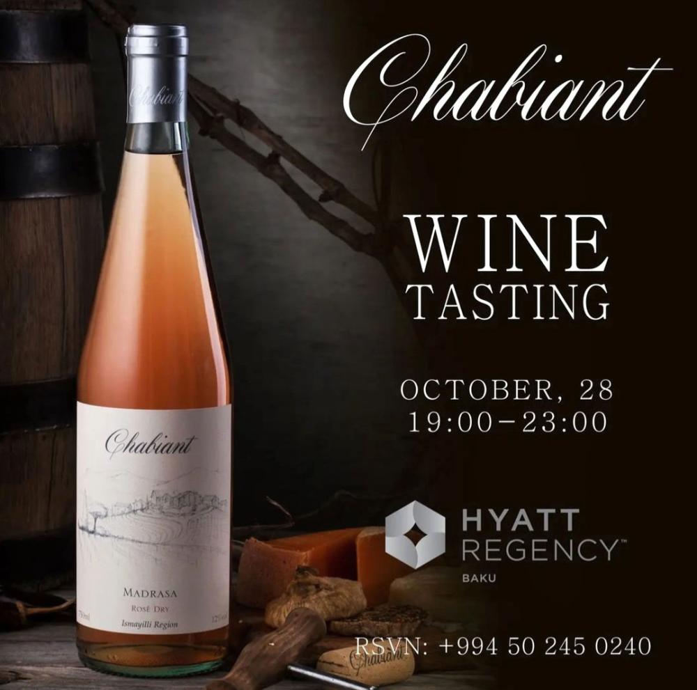 Chabiant wine tasting at Mezzo Restaurant